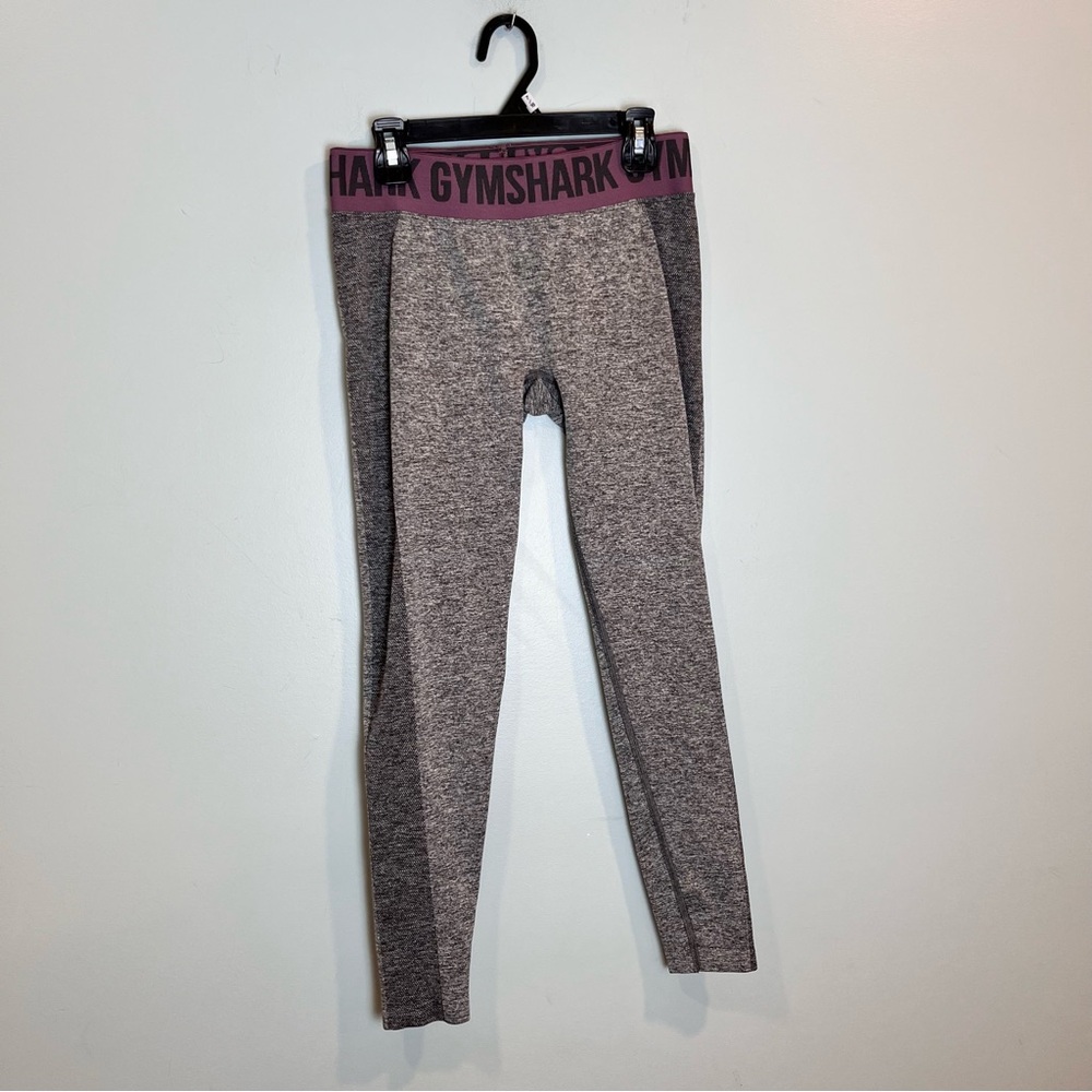 Gymshark Women’s Gray Purple Cari Activewear Pants Stretch Yoga Gym Wear Size XS